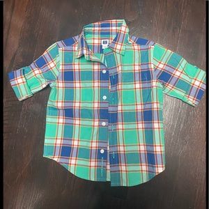 Janie and Jack little boys shirt 18-24 no